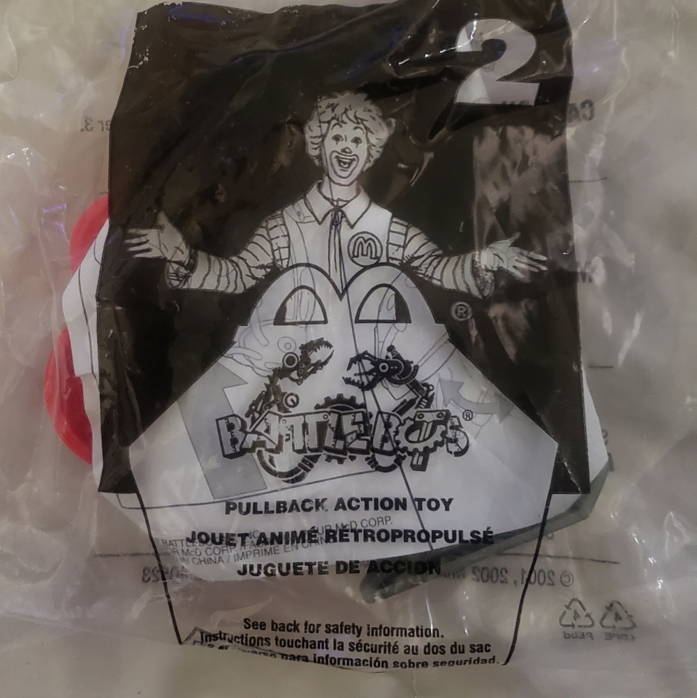2/$20 BattleBots Pullback Action Toy McDonald's Toy #2. 2002 - Picture 3 of 6